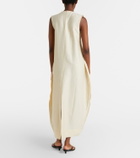 Róhe Linen and silk-blend maxi dress