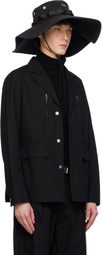 AFTER PRAY Black F-2 Work Blazer