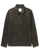 Satta - Allotment Cotton-Corduroy Overshirt - Black