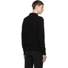 Prada Black Knitted Logo Crewneck Sweater