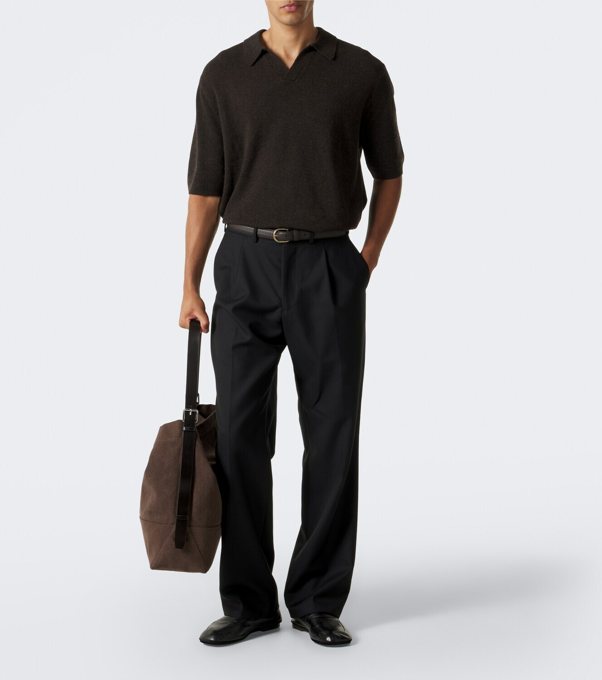 Le Kasha Bale cashmere polo sweater