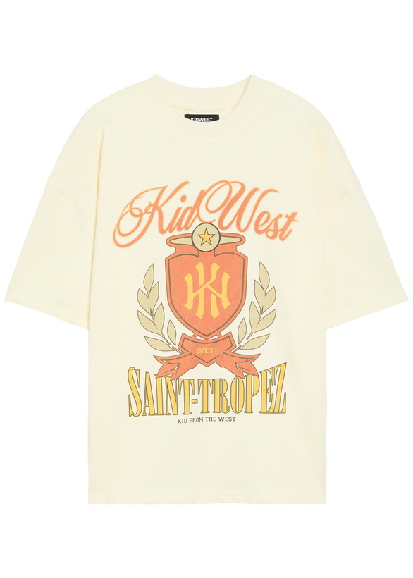 Photo: Kidwest Saint Tropez Printed Cotton T-shirt White