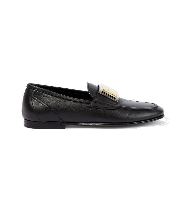 Photo: Dolce&Gabbana - Leather loafers