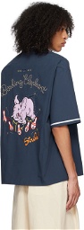 Kenzo Navy Kenzo Paris Bowling Elephant Shirt
