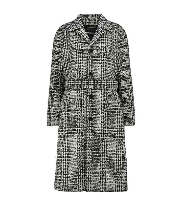 Photo: Dolce&Gabbana - Prince of Wales checked overcoat