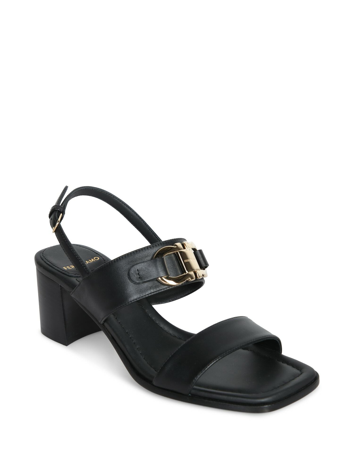 Salvatore Ferragamo Black Sandals NEW Ferragamo Flat black sandals - Black - Women|76963601G997NERO main image 4