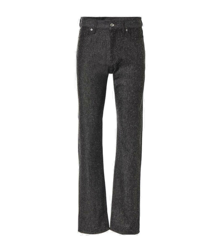 Photo: Berluti Mid-rise straight jeans