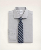 Brooks Brothers Men's Regent Regular-Fit Dress Shirt, Poplin English Collar End-On-End | Grey