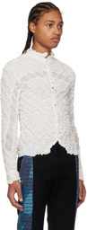 PONDER.ER SSENSE Exclusive White Hug Shirt
