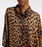 Gucci Leopard-print silk maxi dress