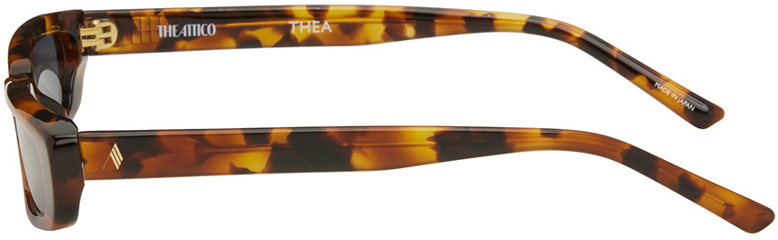 美品The ATTICO x Linda farrow コラボサングラスブラウン The Attico - Milano Oversized Sunglasses in Black