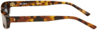 The Attico Tortoiseshell Linda Farrow Edition Thea Sunglasses