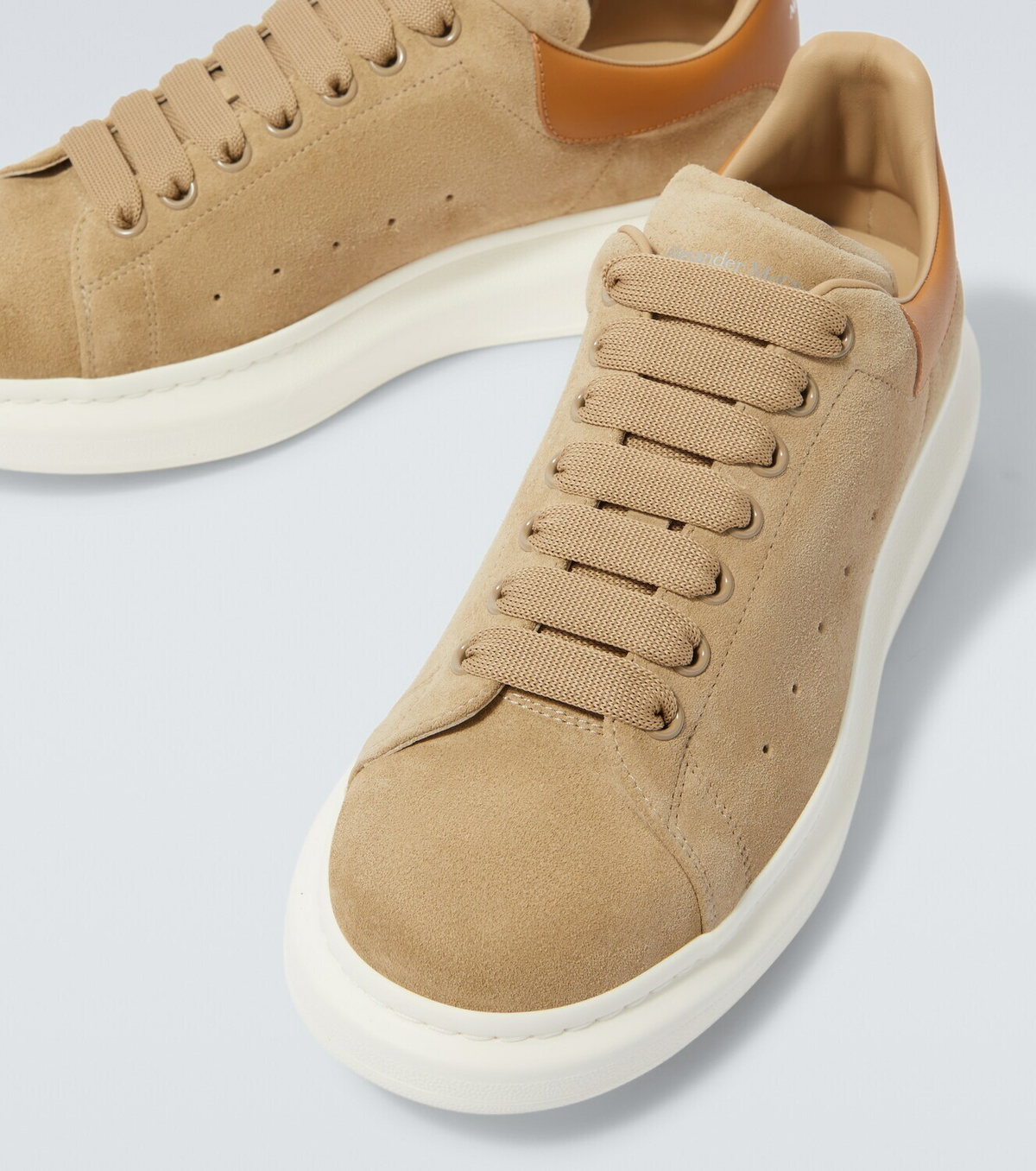 McQueen Oversized suede sneakers