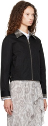 Acne Studios Black Layered Garbardine Jacket