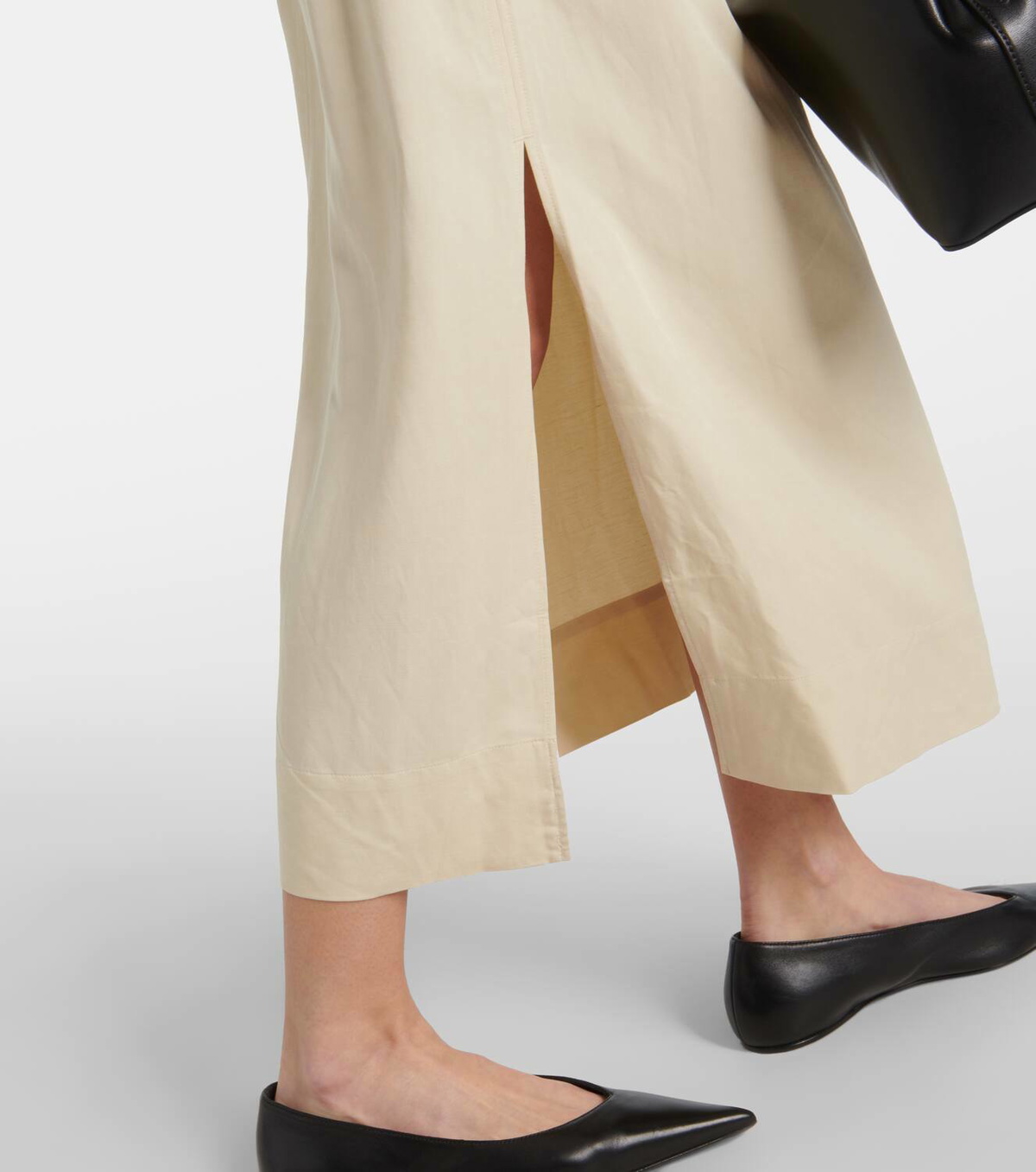 Toteme Tie-detail midi dress