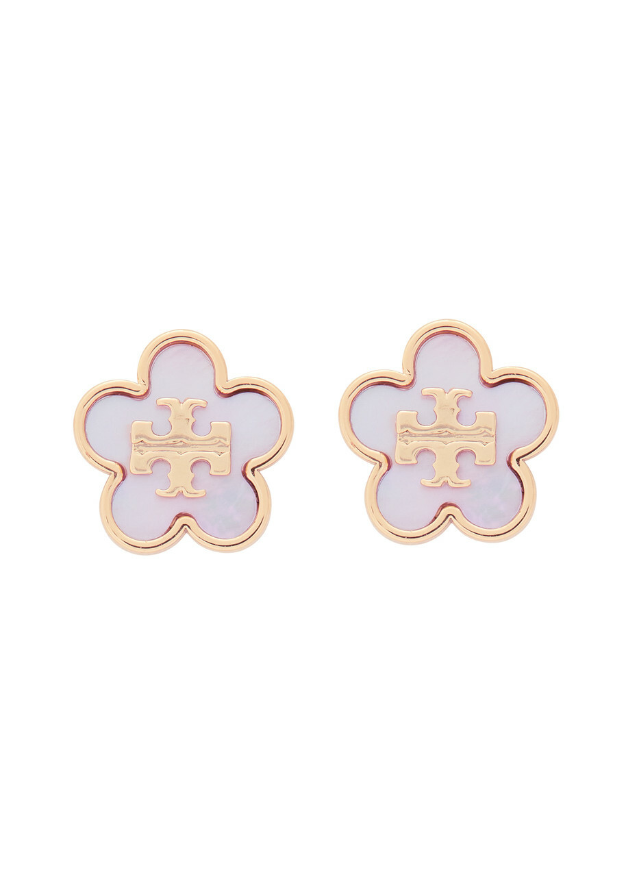 Tory Burch Forget Me Not 18kt Gold-plated Stud Earrings - One Size