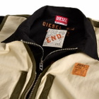 END. x Diesel Interchangeable Jacket in Olive Green