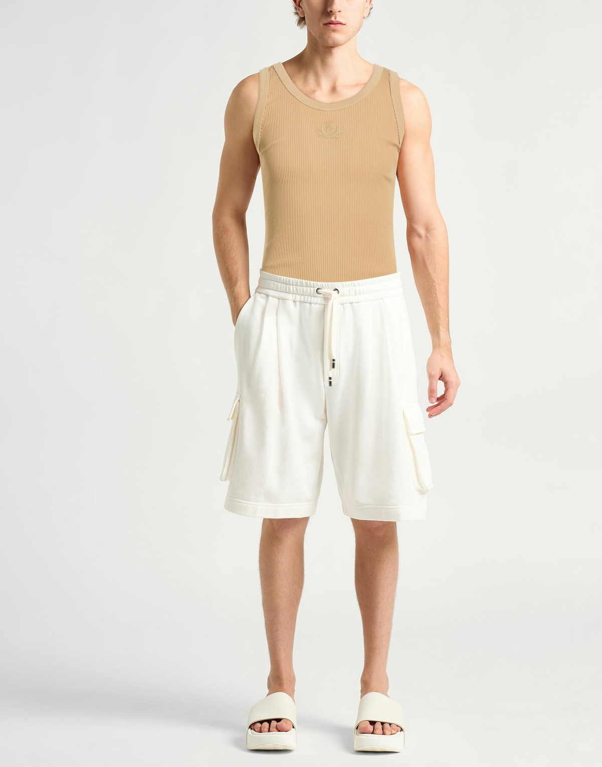 Fendi Mens Tank top Sand