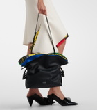 Loewe Flamenco leather clutch