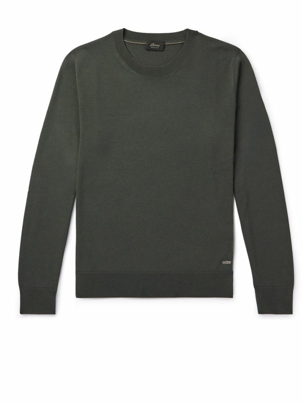 Photo: Brioni - Wool Sweater - Green