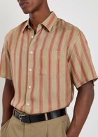 Saint Laurent Striped Satin-twill Shirt Multicoloured 1