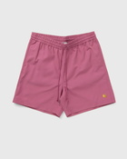 Carhartt Wip Chase Swim Trunks Pink - Mens - Casual Shorts