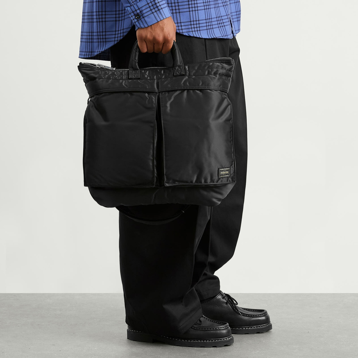 Porter-Yoshida & Co. Tanker 2-Way Helmet Bag in Black 