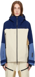 Moncler Grenoble Beige & Navy Brizon Jacket