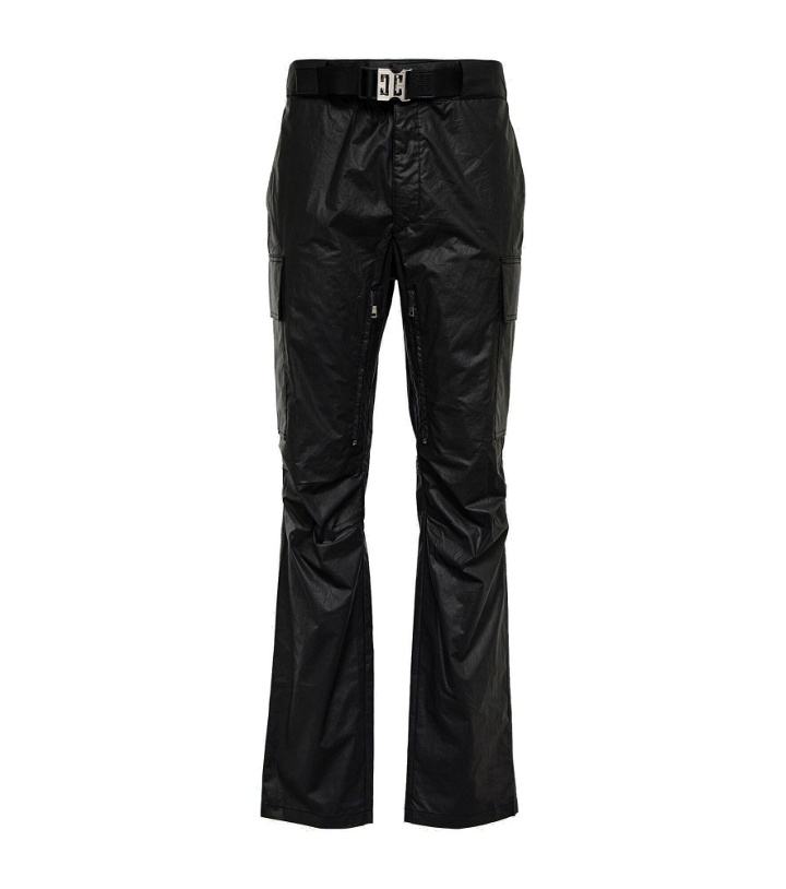 Photo: Givenchy - Belted coated cotton cargo pants