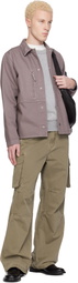 Stone Island Purple 1200001 Light Bull Denim Jacket