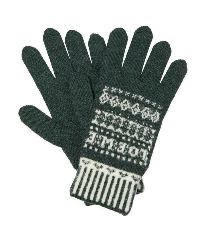 Photo: Loewe x Suna Fujita wool-blend gloves