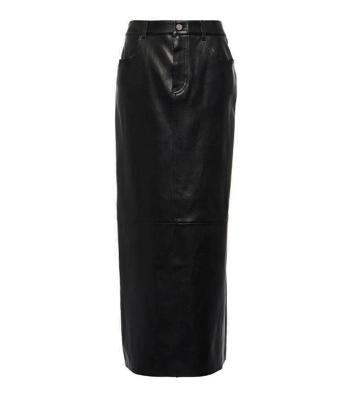 Photo: Stouls Beth leather midi skirt