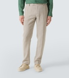 Sunspel Linen straight pants