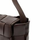 ST. Agni Women's Woven Envelope Slim Tote in Chocolate 