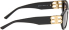 Balenciaga Black BB Square Sunglasses
