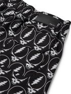 AMIRI - Grateful Dead Mid-Length Printed Swim Shorts - Black