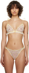 Le Petit Trou Yellow Citron Bra
