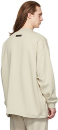 Fear of God ESSENTIALS Beige Relaxed Crewneck Sweatshirt