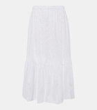 Velvet Amelia cotton midi skirt