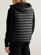 C.P. Company - Quilted Shell Hooded Down Gilet - Black