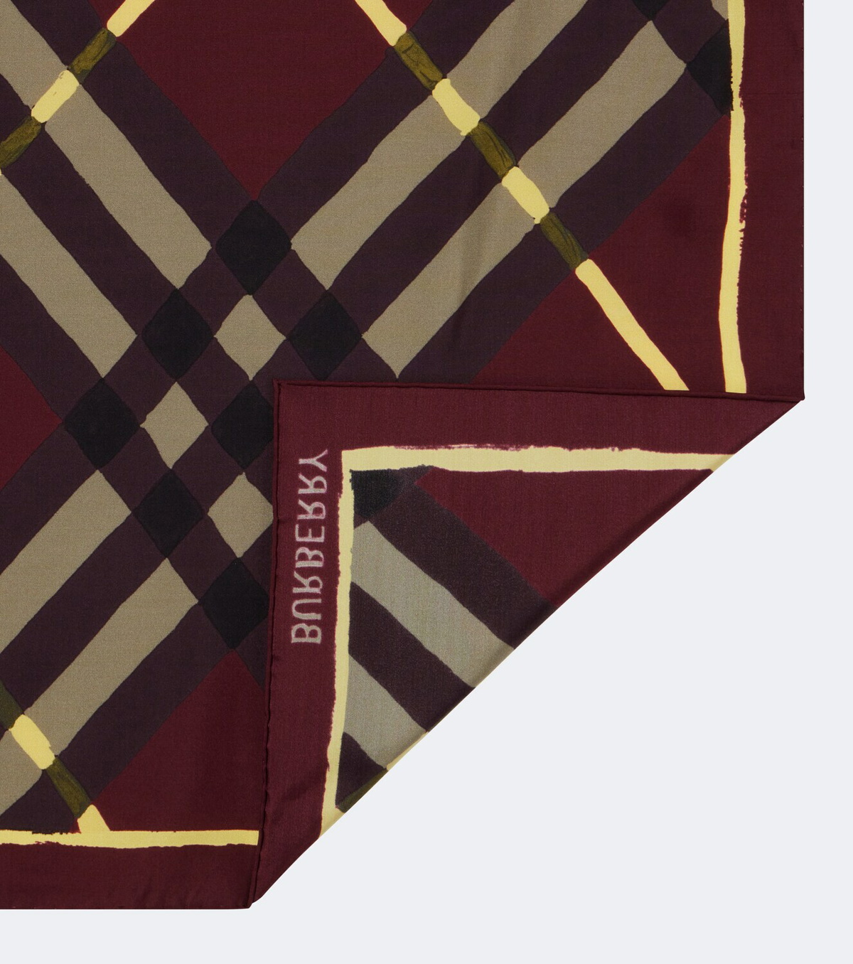 Burberry Burberry Check silk twill scarf