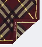 Burberry Burberry Check silk twill scarf
