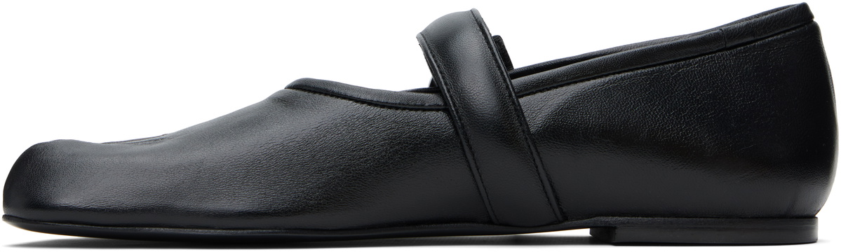 Coperni Black Five-Toe Ballerina Belt Loafers