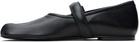Coperni Black Five-Toe Ballerina Belt Loafers