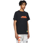 Heron Preston Black Spray Style T-Shirt