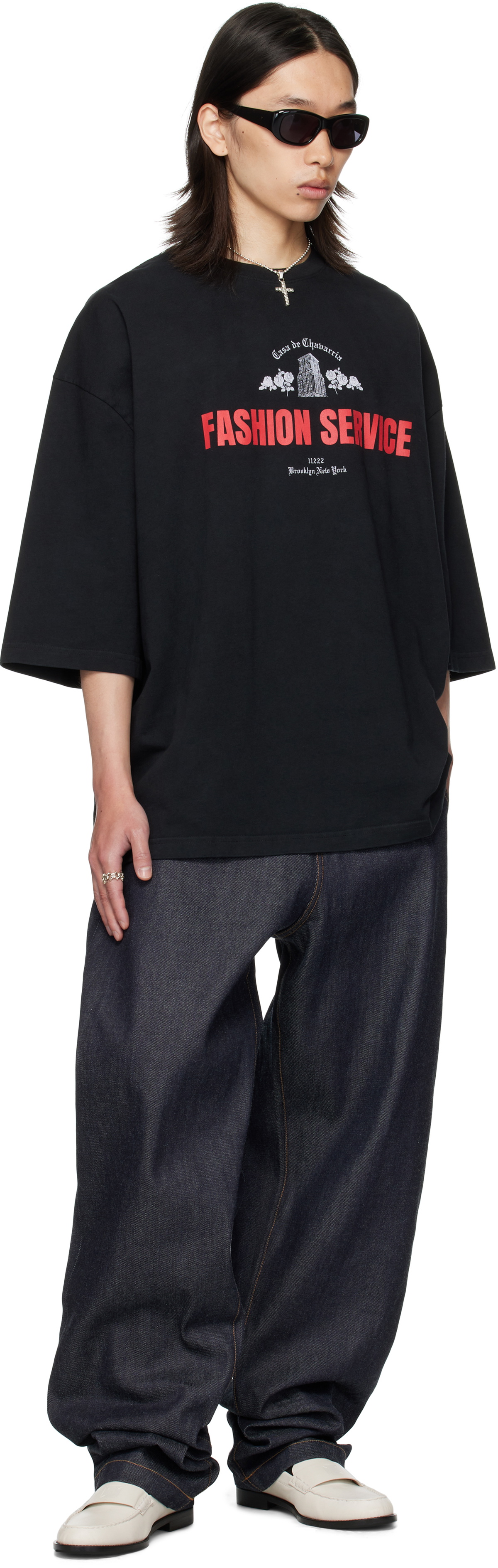 WILLY CHAVARRIA Blue Bad Boy Jeans