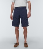 Brunello Cucinelli Cotton gabardine cargo shorts