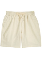 Les Deux Otto Linen-blend Shorts Ivory