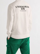 UNDERCOVER - Printed Cotton-Jersey Sweatshirt - White