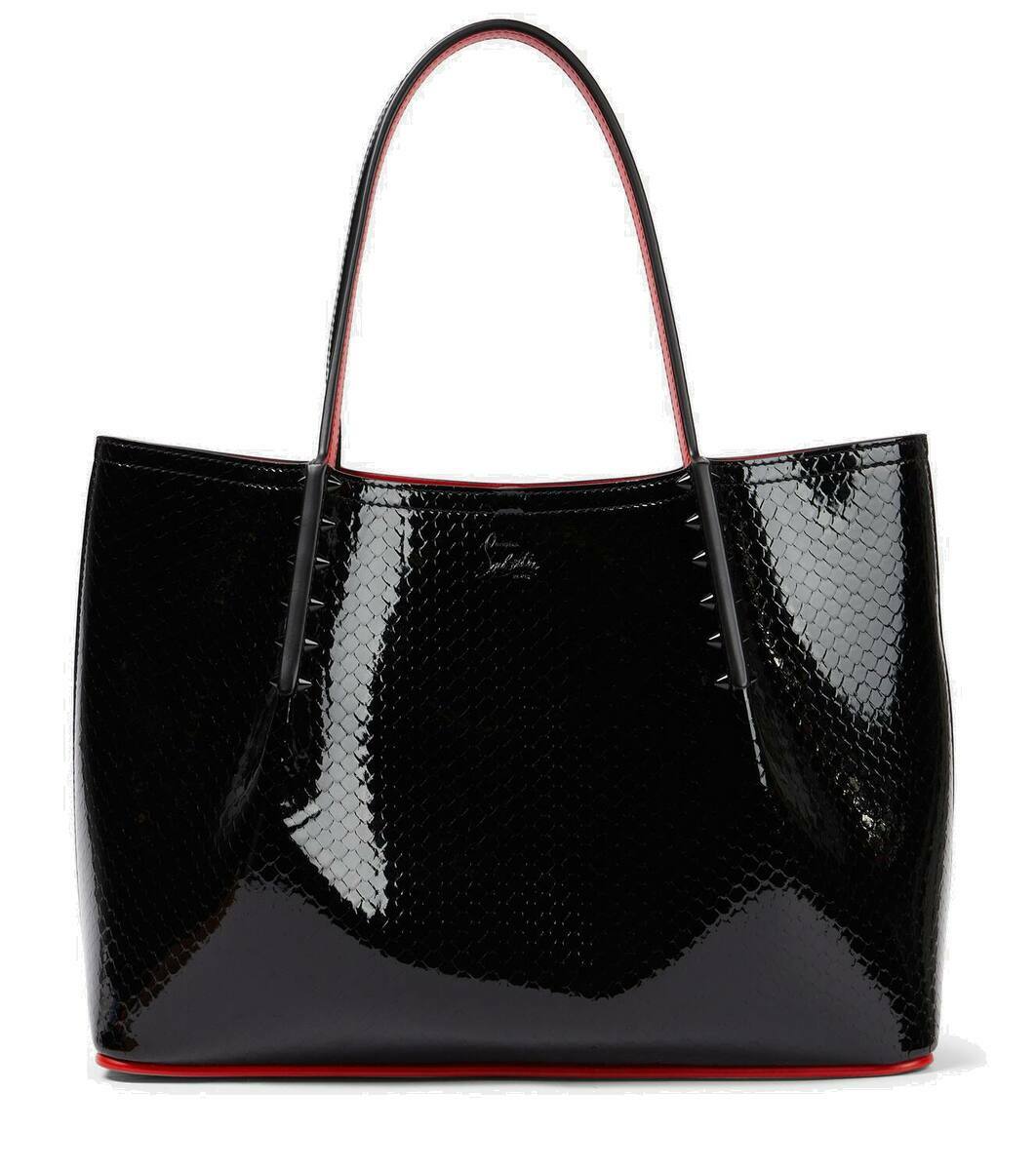ショルダーバッグ・ポシェット Christian Louboutin Cabarock Mini patent leather tote bag Cabarock Mini patent leather tote in pink - Christian